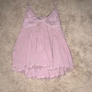 American Threads Lavender Lace Chemise
